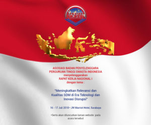 RAKERNAS ABP PTSI pertama di tahun 2018 pada tanggal 16-17 Juli 2018 di Surabaya