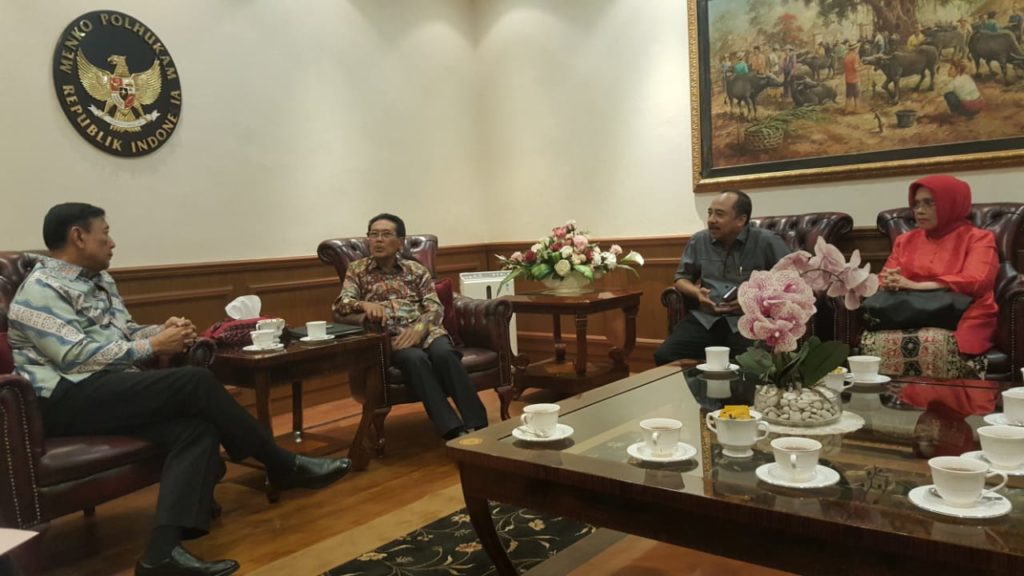 Audiensi dengan Menkopolhukam pada 13 Juli 2018