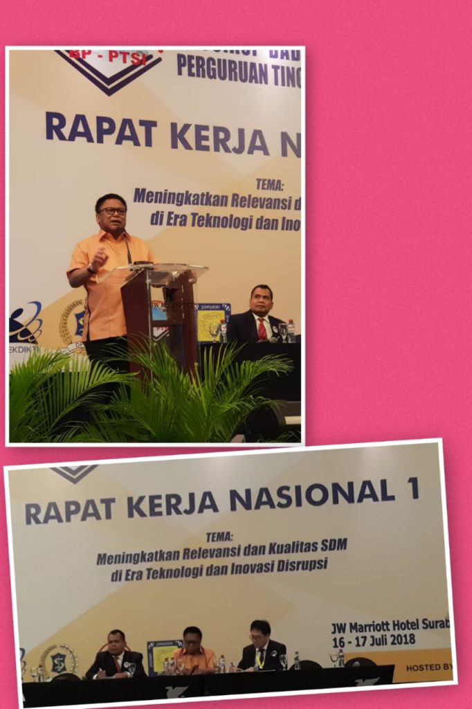 Rapat Kerja Nasional I, 16 Juli 2018