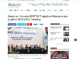 RAKERNAS Asosiasi BP PTSI dalam berita media