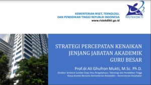 Seminar Strategi Pencapaian dan Pengembangan Guru Besar