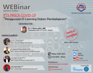 WEBINAR “PENGGUNAAN E-LEARNING DALAM PEMBELAJARAN”