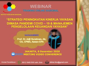 Strategi Peningkatan Kinerja Yayasan Serta Manajemen Pengelolaan Keuangan Yayasan dimasa pandemi Covid-19