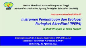 Instrumen Pemantauan dan Evaluasi Peringkat Akreditasi (IPEPA)