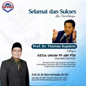 Selamat Untuk Prof. Dr. Thomas Suyatno