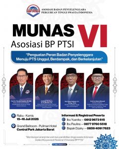 Musyawarah Nasional VI (MUNAS VI) Asosiasi Badan Penyelenggara Perguruan Tinggi Swasta Indonesia (ABP PTSI)